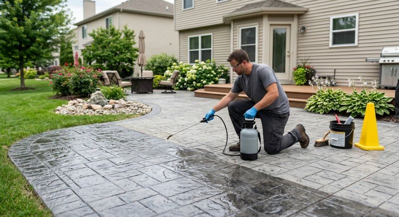Concrete Patio Sealing in Renton, WA