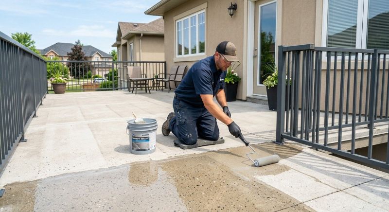 Concrete Patio Sealing in Bellevue, WA