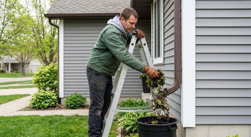 Downspout Cleaning in Fredericksburg, VA
