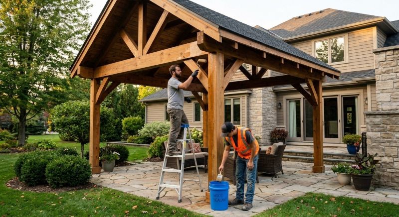 Gazebo Sealing in Alpharetta, GA