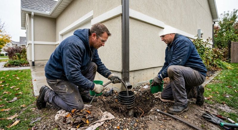 Gutter Downspout Unclogging in Bergen County, NJ