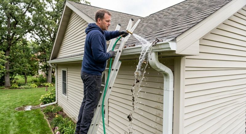 Gutter Downspout Unclogging in Longmont, CO